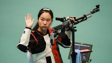 全运会女子10米气步枪-王芝琳夺金 杨倩摘铜