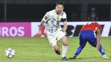 世预赛-梅西数次制造杀机 阿根廷客场0-0平巴拉圭