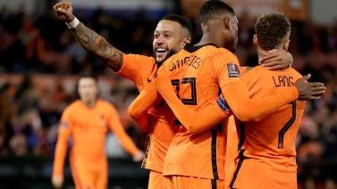 世预赛-德佩两射范迪克破门 荷兰6-0直布罗陀