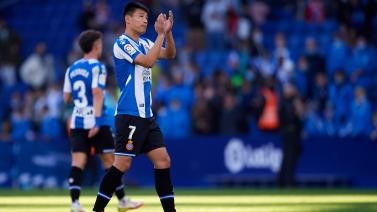 西甲-德托马斯破门武磊替补登场 西班牙人2-0胜