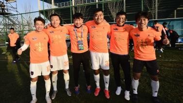 青岛海牛提前两轮冲甲成功 时隔五年重返中甲