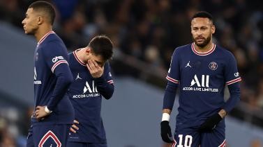 欧冠-梅西助攻姆巴佩 曼城2-1逆转巴黎双双出线