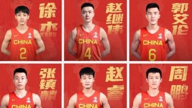 中国男篮12人名单：周琦郭艾伦领衔 王哲林落选