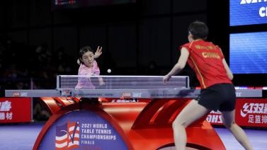 世乒赛七局逆转奥运冠军 王曼昱率先闯入女单决赛