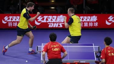 国乒男双三连冠被终结 32年来首次未能晋级决赛