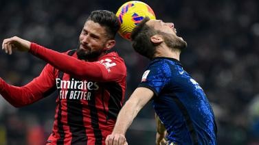 意杯-米兰0-0平国米 罗马尼奥利伤退戈森斯首秀