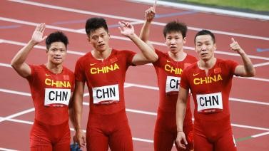 世界田联认证中国男子4×100米接力获东京奥运会铜牌