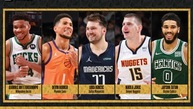 NBA最佳阵容：东契奇库里领衔一阵二阵 詹皇三阵