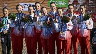 创历史最佳！中国花游队获世锦赛集体技术自选冠军