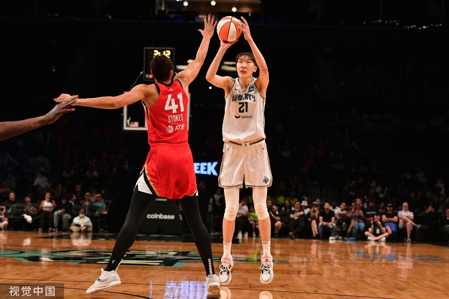 [图]WNBA-韩旭3分2板 威尔逊25分王牌胜自由人