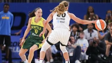 WNBA-李月汝未出场奎格利18分 天空力克风暴取5连胜