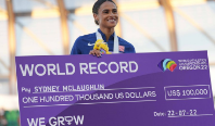 俄勒冈田径世锦赛：麦克劳林破女子400米栏世界纪录