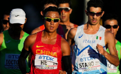 田径世锦赛：男子35公里竞走 中国选手贺相红获得第五