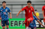 东亚杯第二轮中国男足选拔队0:0战平日本队