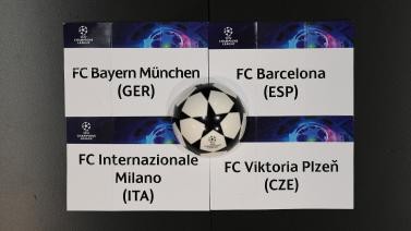 欧冠小组赛抽签：拜仁、巴萨、国米组成超级“死亡之组”