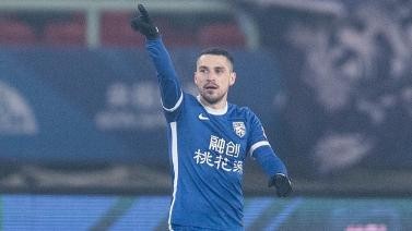 中超-斯坦丘世界波戴维森点射 武汉三镇2-0浙江队