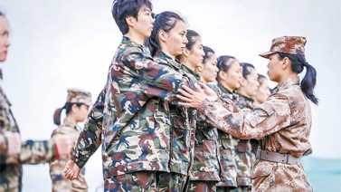 集训第一课！中国男女排新年首练从军训开始
