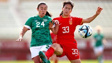 热身-中国女足0-0爱尔兰 横梁救险肖裕仪进球被吹