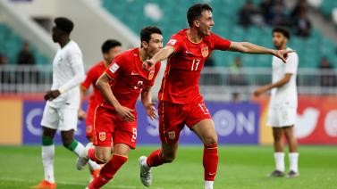 U20亚洲杯-木塔力甫替补传射徐彬破门 国足2-0沙特