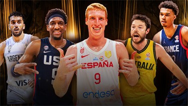 FIBA最新男篮排名：中国男篮第27 西班牙力压美国居首