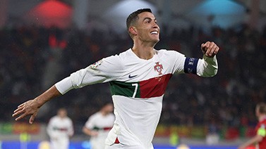 欧预赛-C罗连场双响B席莱奥传射建功 葡萄牙6-0大胜