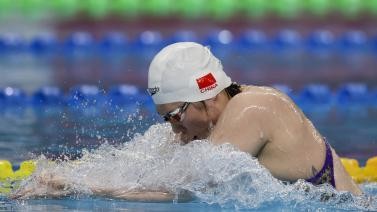 叶诗文刷新个人200米蛙泳最好成绩：我已做到百分百