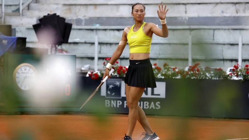 WTA1000罗马站：郑钦文遭库德梅托娃逆转无缘四强