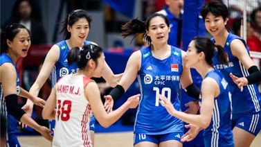 世联赛中国女排3-0挫德国连赢两场 李盈莹夺14分
