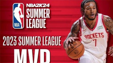 火箭20号秀惠特莫尔当选拉斯维加斯夏季联赛MVP
