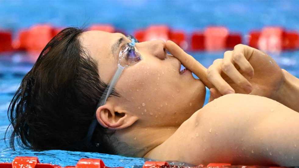新“蛙王”！覃海洋获得世锦赛男子100米蛙泳冠军
