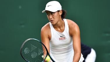 WTA250华沙站-王曦雨组合2-0淘汰张帅/朱琳