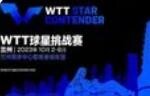 WTT球星挑战赛兰州站10月举办
