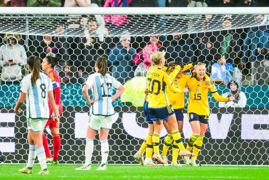 女足世界杯｜瑞典轻取阿根廷 全胜出线将战美国