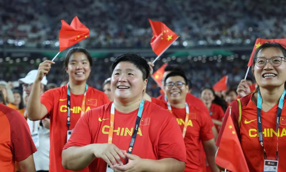 [图]田径世锦赛闭幕 中国队2铜并列奖牌榜第37