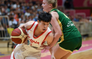中国女篮热身赛73:67击败澳大利亚队