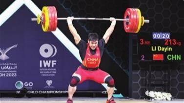 举重世锦赛男子89公斤级 李大银带伤拼下亚军