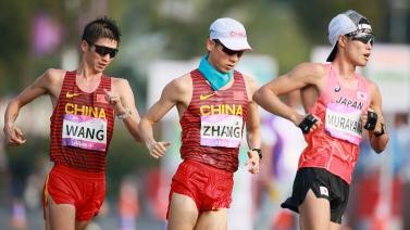 男子20公里竞走 中国选手张俊夺得金牌王朝朝银牌