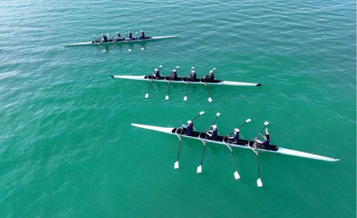 2023新疆博斯腾湖赛艇、皮划艇首划暨全球运河赛艇穿越活动举办