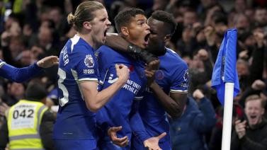 英超-哈兰德双响帕尔默绝平 切尔西4-4曼城