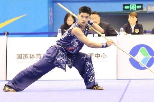 首届学青会武术套路（公开组）比赛决出四枚金牌