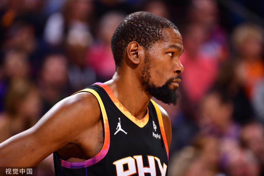 [图]NBA-森林狼115-133太阳 杜兰特布克合砍62分