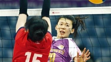 天津女排锁定小组头名 1/4决赛对阵深圳队