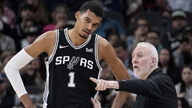 NBA新秀榜：文班亚马霍姆格伦仍前二 雅克升至第三