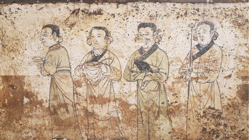 山西一座元代壁画墓露真容