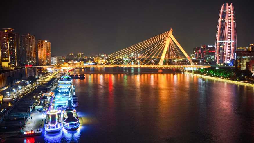 宁波老外滩夜游旺
