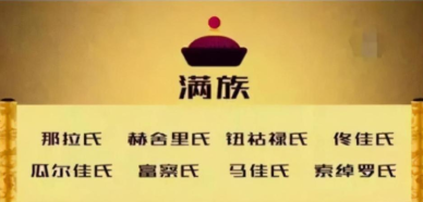 满清八大贵族是被强迫改姓？都改成什么了呢