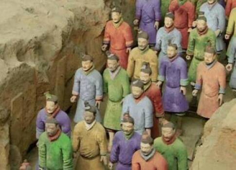 兵马俑颜色还原后世界轰动 有一种颜色至今难复原