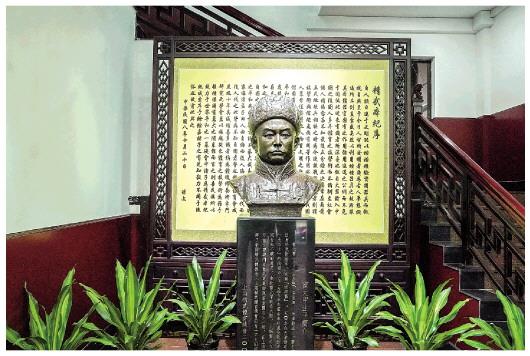 　　这是10月21日拍摄的精武体育会馆内一角。本报记者丁汀摄