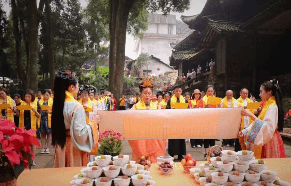 弘扬中华优秀传统文化 纪念黄帝问道峨眉山 陈龙狮