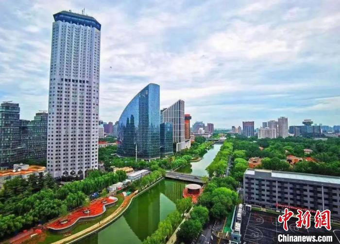 大运河北京段。图为亮马河。 北京市朝阳区供图 大运河北京段。图为亮马河。 北京市朝阳区供图